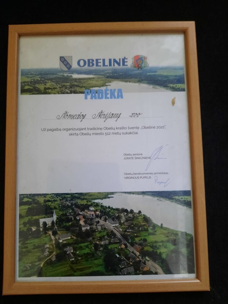 padėka obelinė